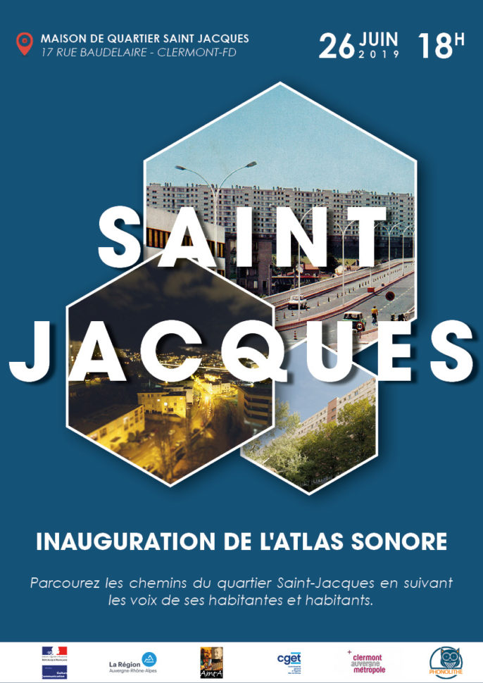 Un nouvel atlas sonore : celui du Quartier Saint-Jacques à Clermont-Fd